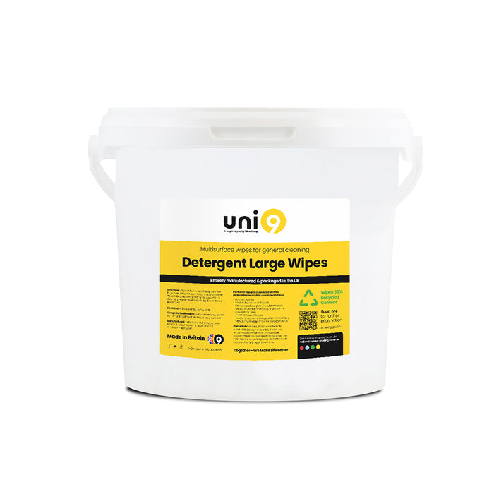 Uni9 Multisurface Detergent Wipes - 350