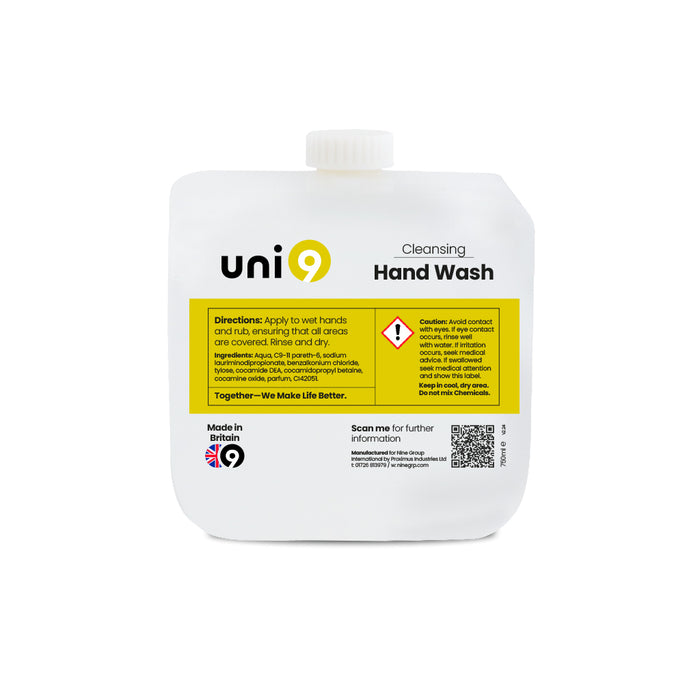 Uni9 Cleansing Hand Wash - Foam Refill Pouch - 750ml