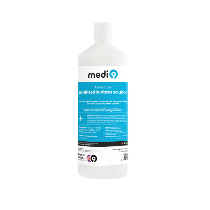 Medi9 Surface Sanitiser RTU - 1L