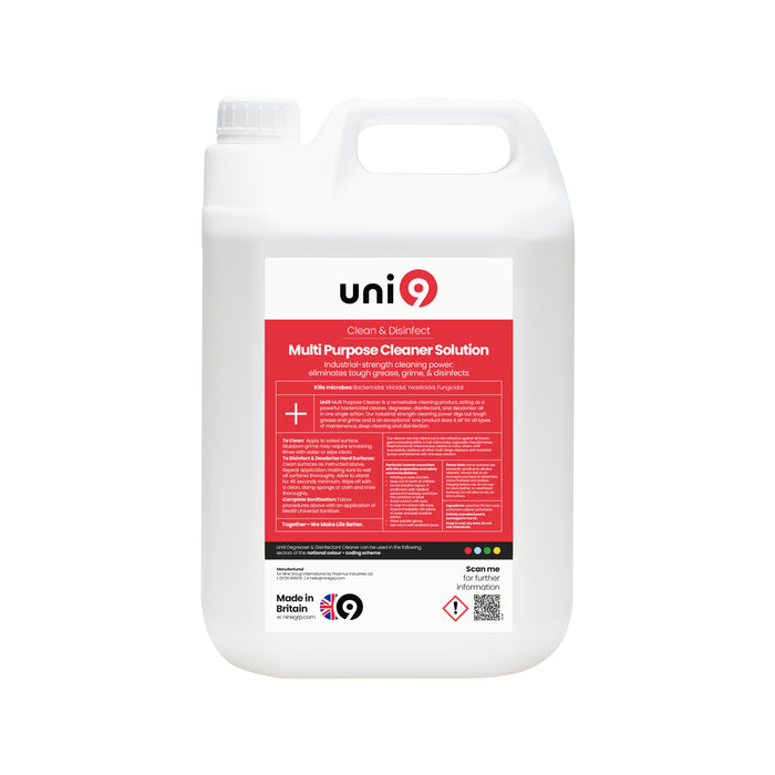 Uni9 Multi Purpose Cleaner - Spray / Foam Cleaner - 750ml