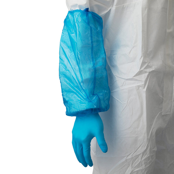 Polyethylene Over Sleeve Cover, Blue - Pack 100