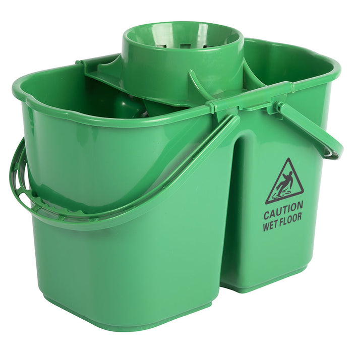 Hygiene Double Mop Bucket & Wringer - 14L