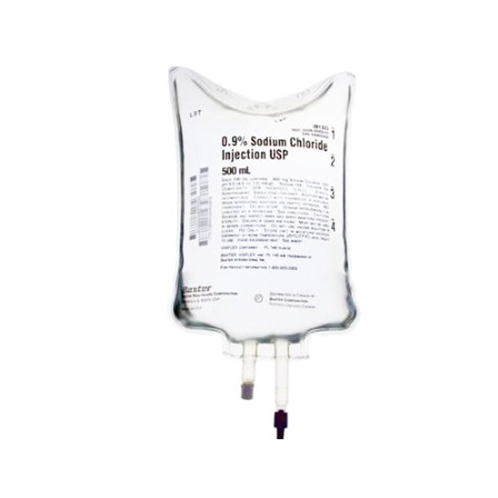 Sodium Chloride IV Fluid 0.9% x 500mls - Single Bag