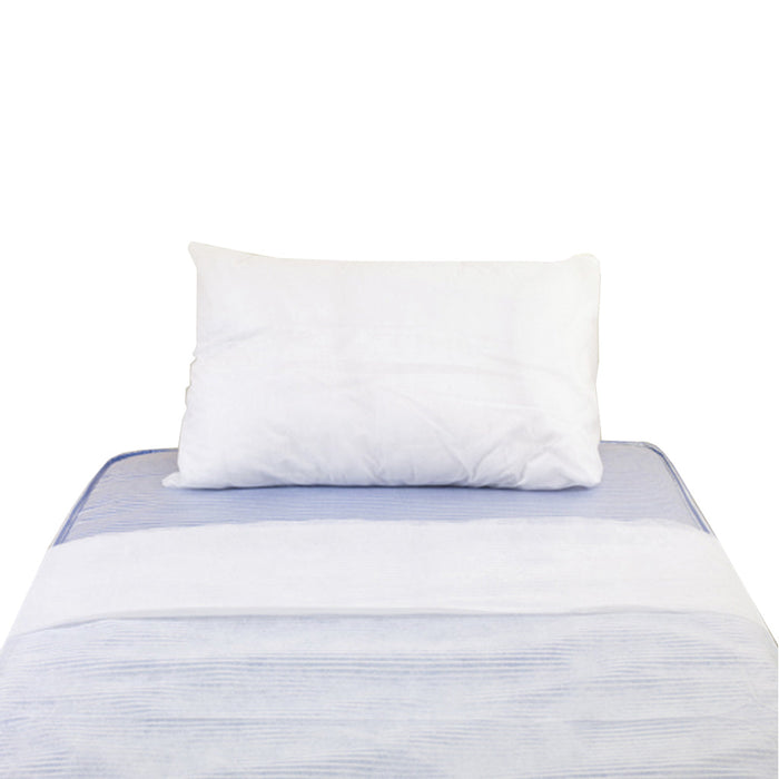 Pillow Case & Duvet Cover Set - Non Woven Disposable - White - Each